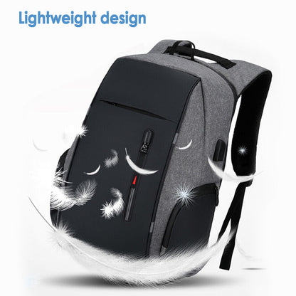 Anti-Theft Laptop Backpack USB Charging Waterproof Travel Bag