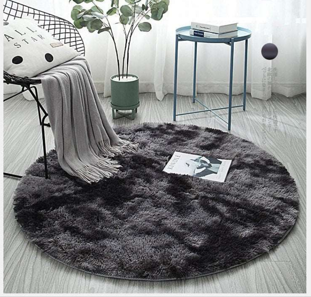 Fluffy Long Plush Faux Fur Non-Slip Rug