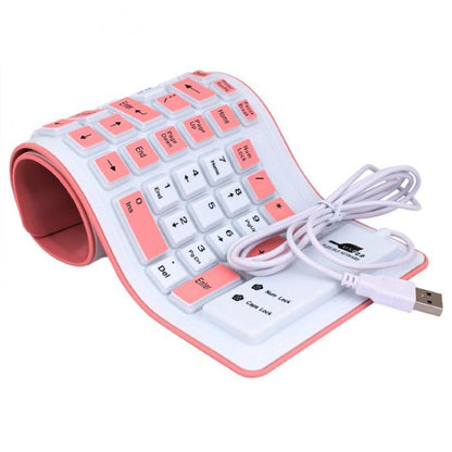 Waterproof Roll Up Wired Keyboard Australia Dealbest